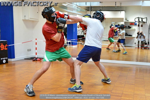 2019-05-29 Milano - pound4pound boxe gym 1110 Daniele Bonelli vs Edoardo Spinatelli